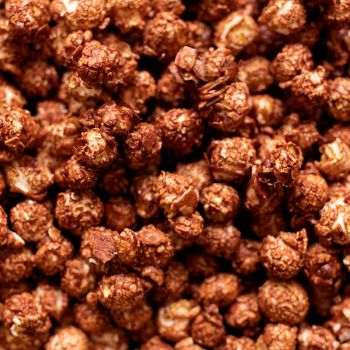 Knalle Popkorn Dunkle Schokolade geröstete Mandel, vegan 100g